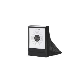 Cible de tir 17x17 cm avec filet intégré pour récupération rapide