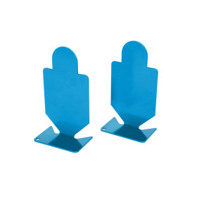 Cible Métal Bleu : Précision et Hauteur Ajustable 68-110 cm