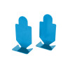 Cible Métal Bleu : Précision et Hauteur Ajustable 68-110 cm