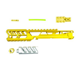 Culasse AAP01 Fuku-2 CNC Or/Argent - Légère et Robuste