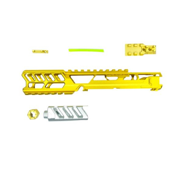 Culasse AAP01 Fuku-2 CNC Or/Argent - Légère et Robuste