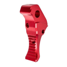 Détente Ajustable CNC AAP01 Rouge - Aluminium Léger et Précis