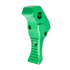 Détente Ajustable CNC AAP01 GN : Aluminium Léger, Vert Discret