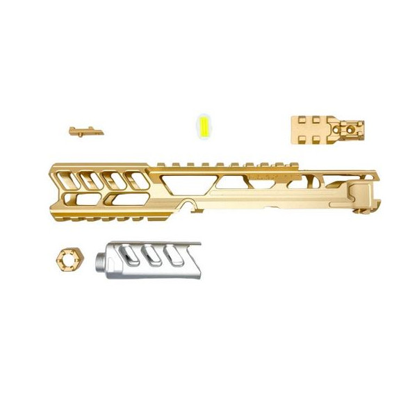 Culasse AAP01 Fuku-2 CNC Or/Argent - Légère et Précise