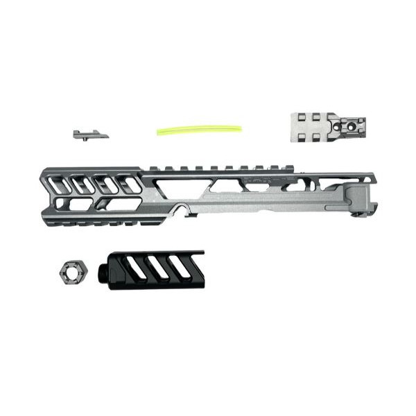 Culasse AAP01 Fuku-2 CNC Grise/Noire - Aluminium 6061, 175g