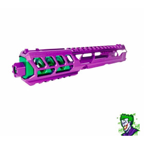 Culasse AAP01 Fuku-2 CNC Violet/Vert - Légère et Robuste