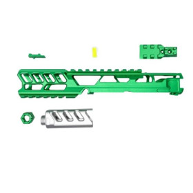 Culasse AAP01 Fuku-2 CNC Vert/Argent - Légère et Précise