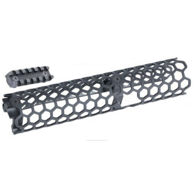 Garde-main Hexagon AK 105 : Aluminium CNC, Compatible LCT & GHK