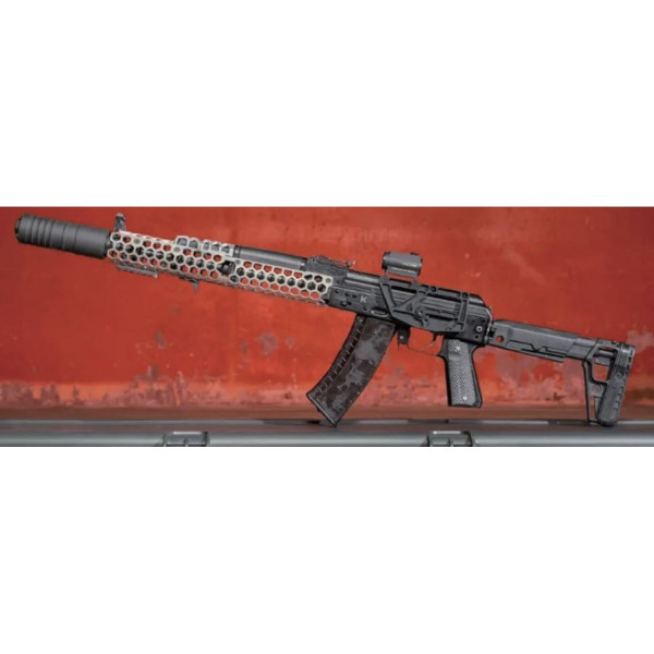 Garde-main Hexagon AKM AK74 : Aluminium CNC, 353 mm, 125 g
