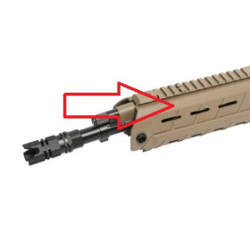 Garde Main GR4 G26 Tan - Robuste, Compatible G&G, Facile à Installer