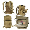 Sac à dos Laser Cut Tan : robustesse et modularité MOLLE