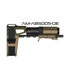 Crosse Amoeba Ajustable Tan pour M45X ARES - ABS/Métal Durable