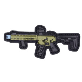 Patch AR15 Noir/Tan : Personnalisation Élégante pour Tenues