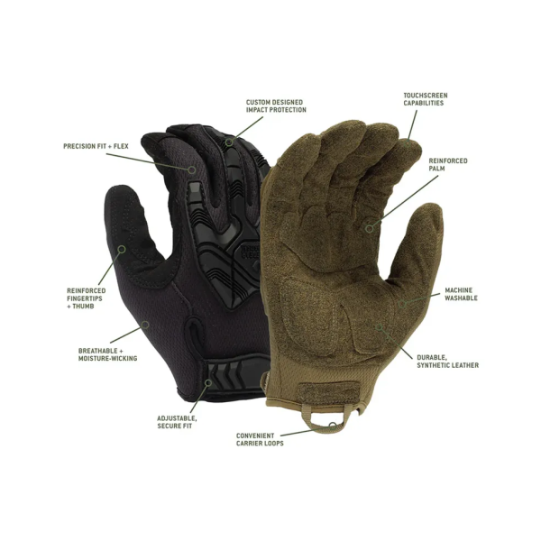 Gants Venture Gear G Tac H&L Impact S : Protection et Confort Optimal