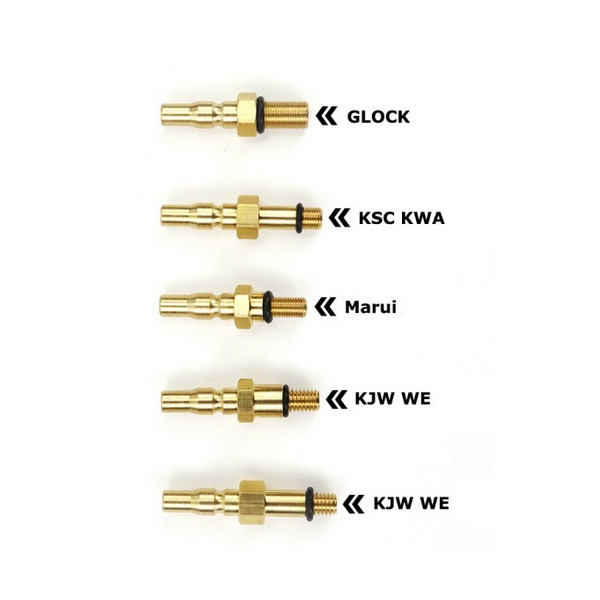Adaptateur Gaz HPA Airsoft - Compatibilité GBBR et Valves Multiples