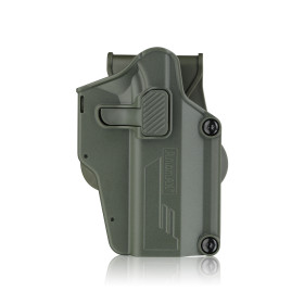 Holster Amomax G2 OD : Rotation 360° pour airsoft droitier