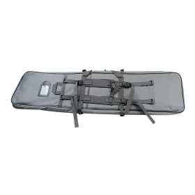 Housse 120cm Grise 900D Imperméable pour Armes et Répliques