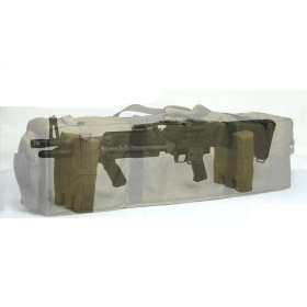 Housse M249 Noire : Protection robuste pour répliques de soutien
