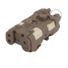Boitier ANPEQ Tan : Laser et Lampe pour Rail RIS Airsoft