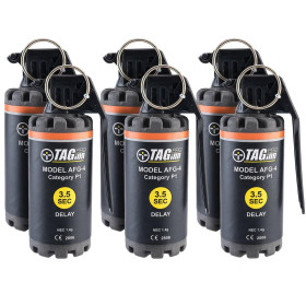 Pack 6 Grenades AFG 4 Frag : Simulation Pyrotechnique Airsoft