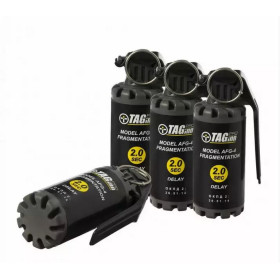 Grenades AFG 4 Frag TAGinn : Détonation 2s pour Airsoft Sécurisé