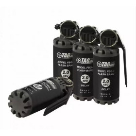 Pack 6 Grenades Sonores FBG 4 - Déflagration Rapide 2s