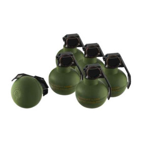 Pack 6 Grenades Airsoft TAG 67 - 240 Billes, 130 dB, 8-10m