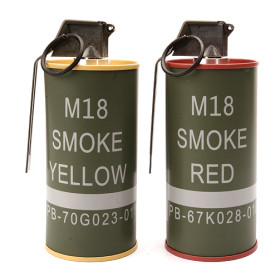 Réplique Grenade Factice M18 Smoke - Métal, 1500 Billes Stockage
