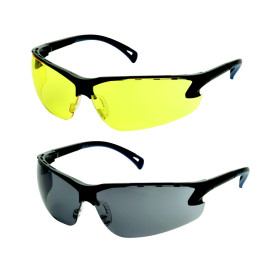 Lunettes de protection CE jaune, vision améliorée et anti-UV