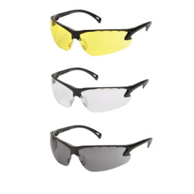 Lunettes de protection CE jaune, vision améliorée et anti-UV