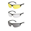 Lunettes de protection CE jaune, vision améliorée et anti-UV