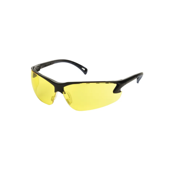 Lunettes de protection CE jaune, vision améliorée et anti-UV