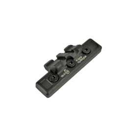Rail Keymod 45° Amoeba - Montage Weaver/Picatinny, Métal Durable