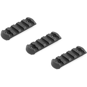 Rails M-Lok Courts 6 cm - Pack de 3, Compatibles 21 mm
