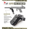 Extension Grip AAP01 : Ergonomie et Compatibilité Picatinny