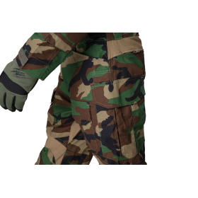 Pantalon Combat G3 Woodland L - Résistant, 10 Poches, Genouillères