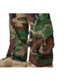 Pantalon Combat G3 Woodland S : Résistance Rip-Stop et 10 Poches