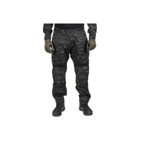 Pantalon Combat G3 MC Black XL : Résistant, 10 Poches, Genouillères