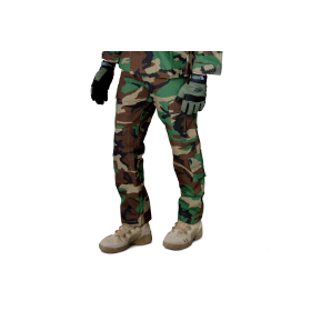 Pantalon tactique Woodland XXL : Résistance et Confort Polyvalent