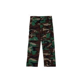 Pantalon Tactique Woodland M : Résistant Rip-Stop, 8 Poches