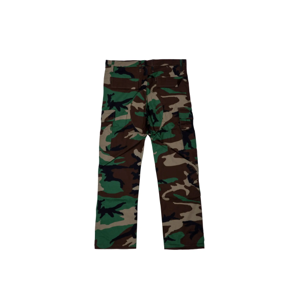 Pantalon Tactique Woodland M : Résistant Rip-Stop, 8 Poches