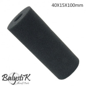 Mousse Silencieux Airsoft 40x15x100mm - Réduction Bruit Efficace