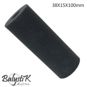 Mousse Silencieux Airsoft 38x15x100mm - Atténuation Optimale