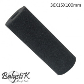 Mousse Silencieux Airsoft 36mm - Réduction Bruit Optimale
