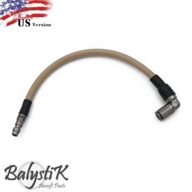 Ligne HPA tressée Balystik - Compatibilité V2 & Connecteur US