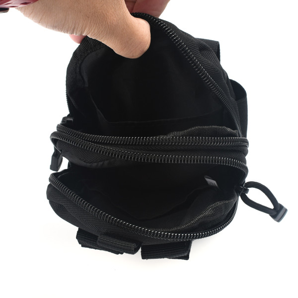 Poche Médicale MOLLE Noire : Durable et Accès Rapide au Matériel
