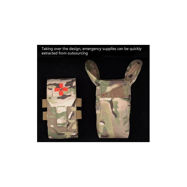 Poche Molle First Aid Tan : Compacte et Robuste pour Airsoft