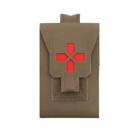 Poche Molle First Aid Tan : Compacte et Robuste pour Airsoft
