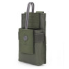 Poche Radio Molle Grise - Nylon 1000D, Fixation Sécurisée