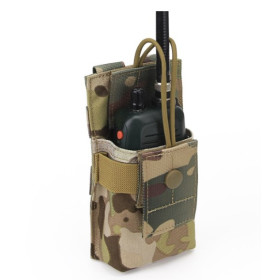Poche Radio Molle Tan : Fixation Sécurisée en Nylon 1000D